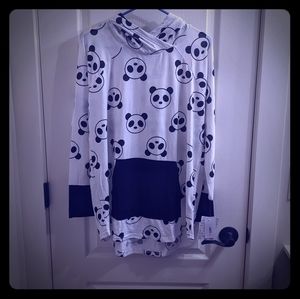 Bnwt Panda Amber hoodie Lularoe Size large